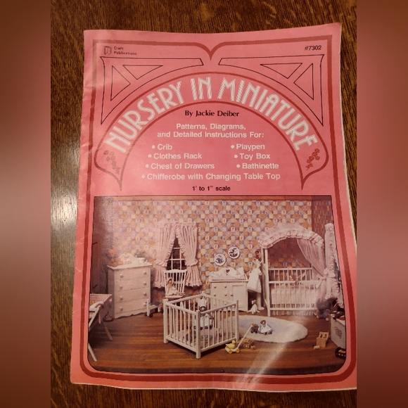 Dollhouse Patterns: Vogue, Nursery in Miniature & Dollhouse Wiring Instructions - Picture 2 of 8